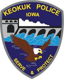 Keokuk Iowa Police Department patch